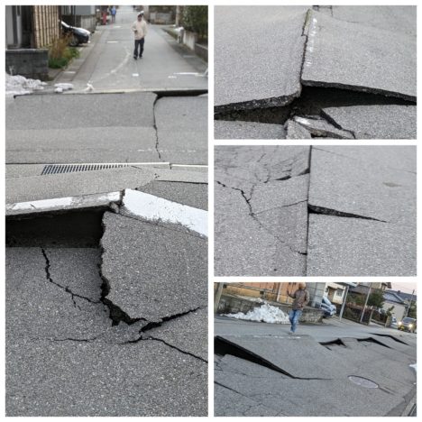 元旦のごちそうを食べ始めた途端、地震発生。家を出たり入ったりを繰り返しの食事でした。被災した方たちの無事を願う。