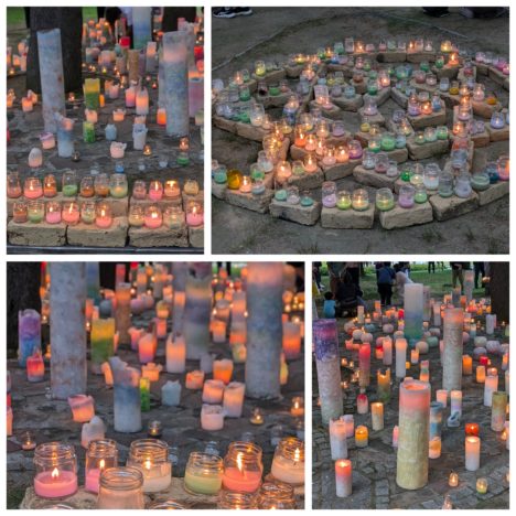 金沢市民芸術村『100万人のキャンドルナイト』キャンドルの炎が幻想的できれいでした