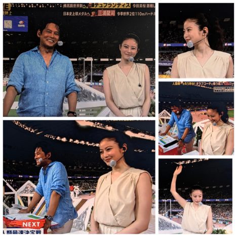 『東京2025 世界陸上』今田美桜ちゃん、男子100mもすごいドラマがうまれました。美桜ちゃんの素直な表現がとても良いよ