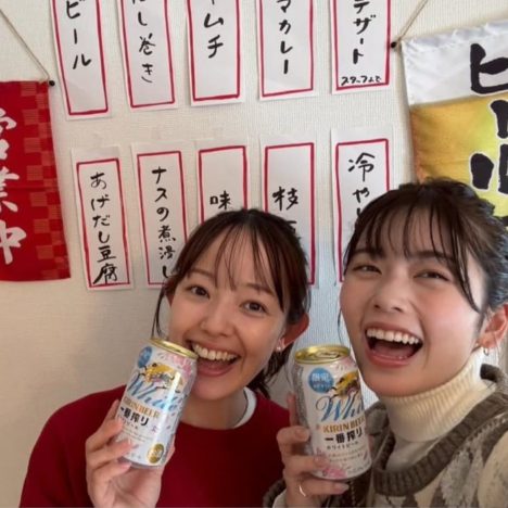 小芝風花ちゃんと柳生みゆさん、『居酒屋おみゆ』かなりの行列ができるお店ですね
